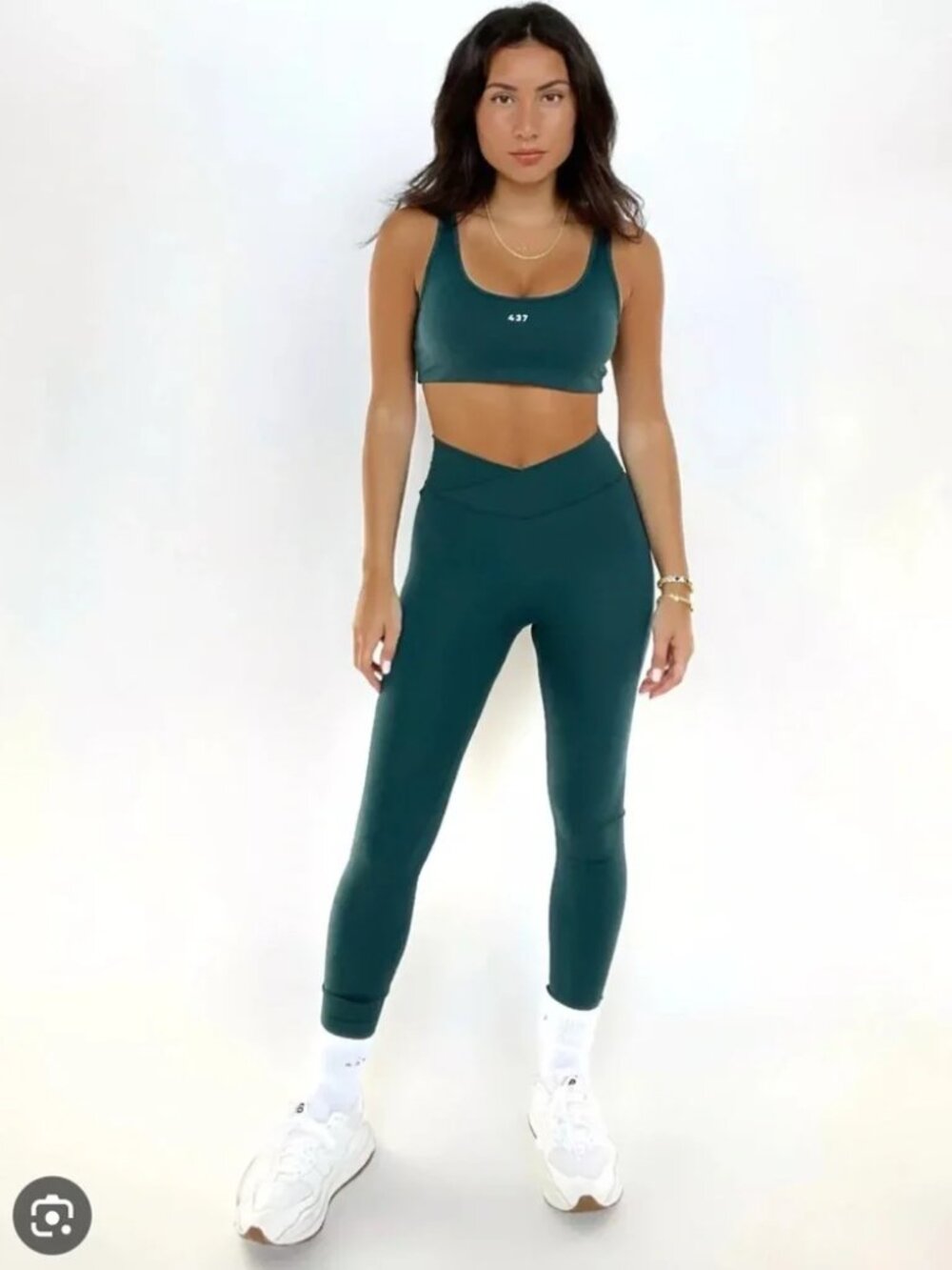 437 V-Legging - Small - Spirulina